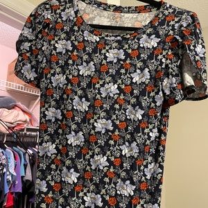 Loft Floral Print Blouse